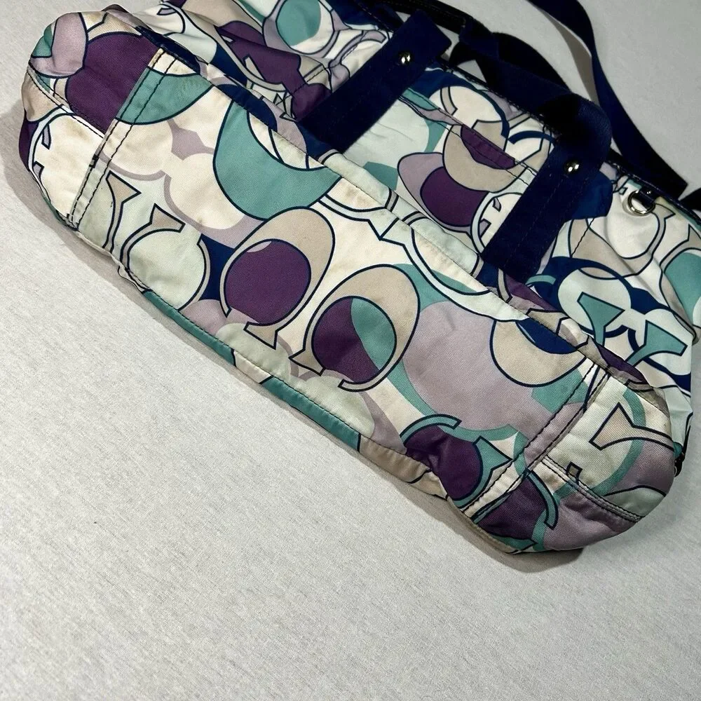 Coach Kyra Scarf Print Bag 2 Hangtags, Adjustable Strap, Pockets, Crossbody
